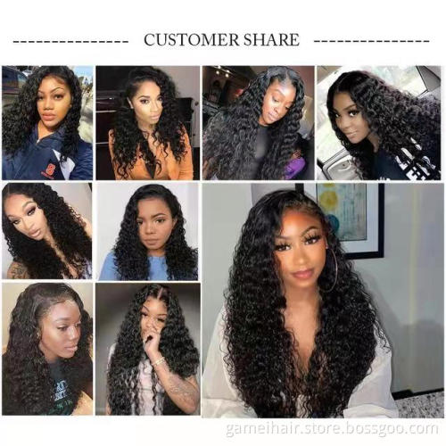 buying brazilian hair in china bundles hair human 12a bundles with swiss HD lace frontal closure bundles with frontal deep wave